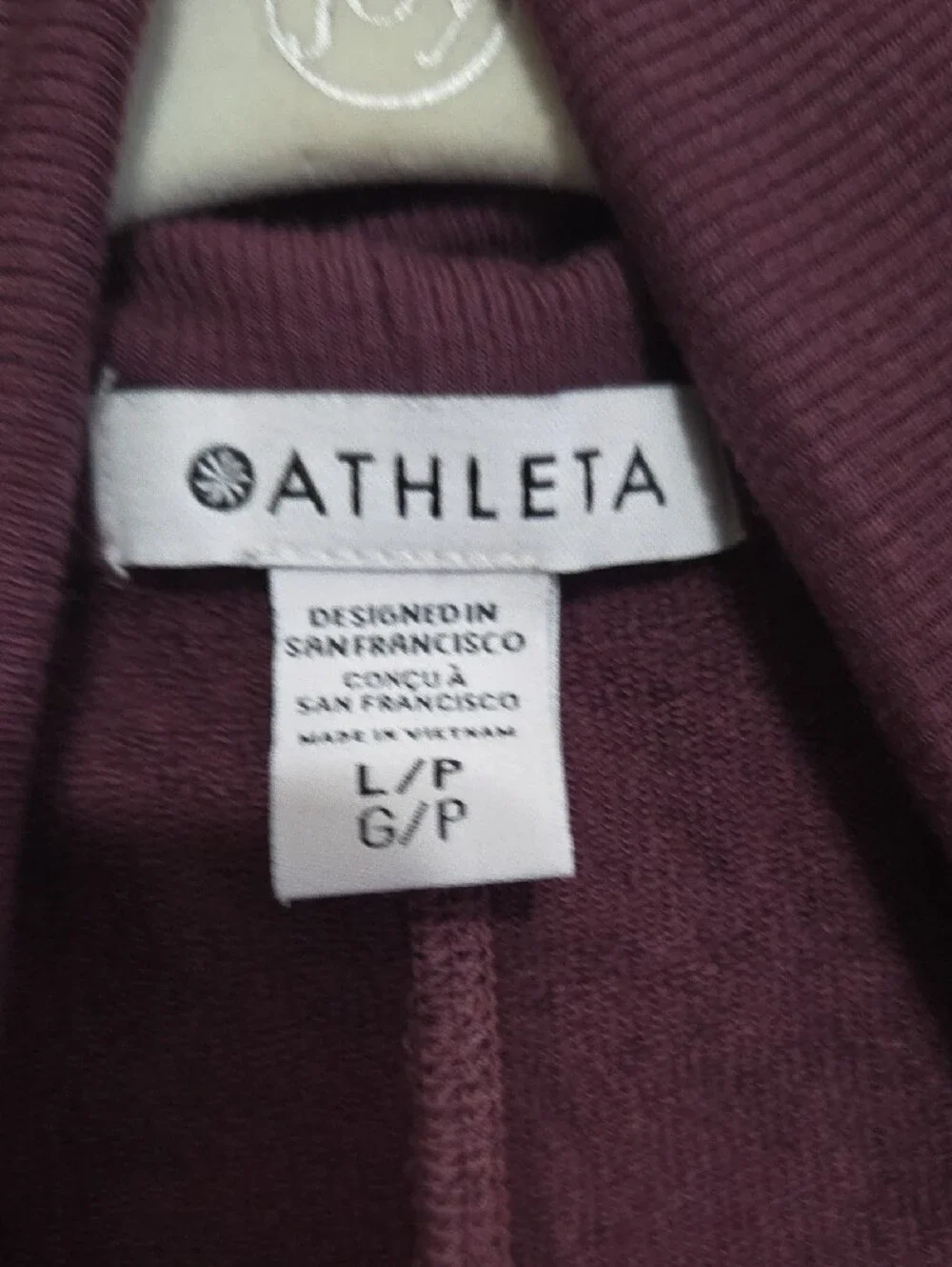 Athleta Plum Open-Front Long Cardigan